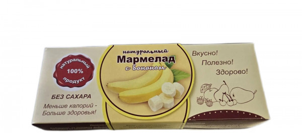 №2 Мармелад натуральный "Банан" 140г  в Вольске