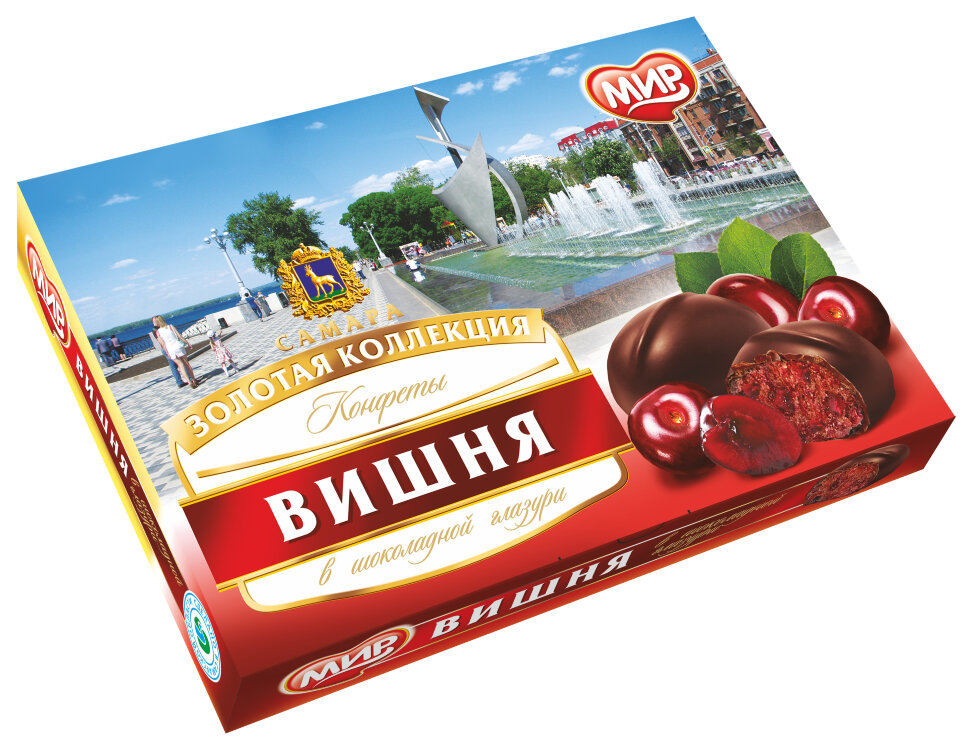  КФ МИР Вишня в шоколадной глазури 160г в Вольске